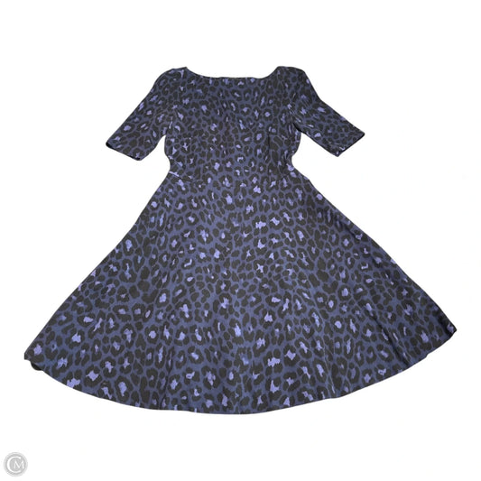 Dress Designer By Kate Spade In Black & Blue, Size: Xs