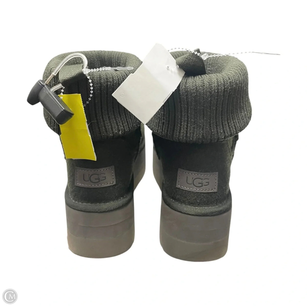 Boots Designer By Ugg In Green, Size: 8