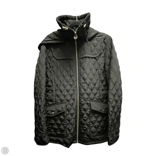 Jacket Puffer & Quilted By Michael By Michael Kors In Black, Size: L