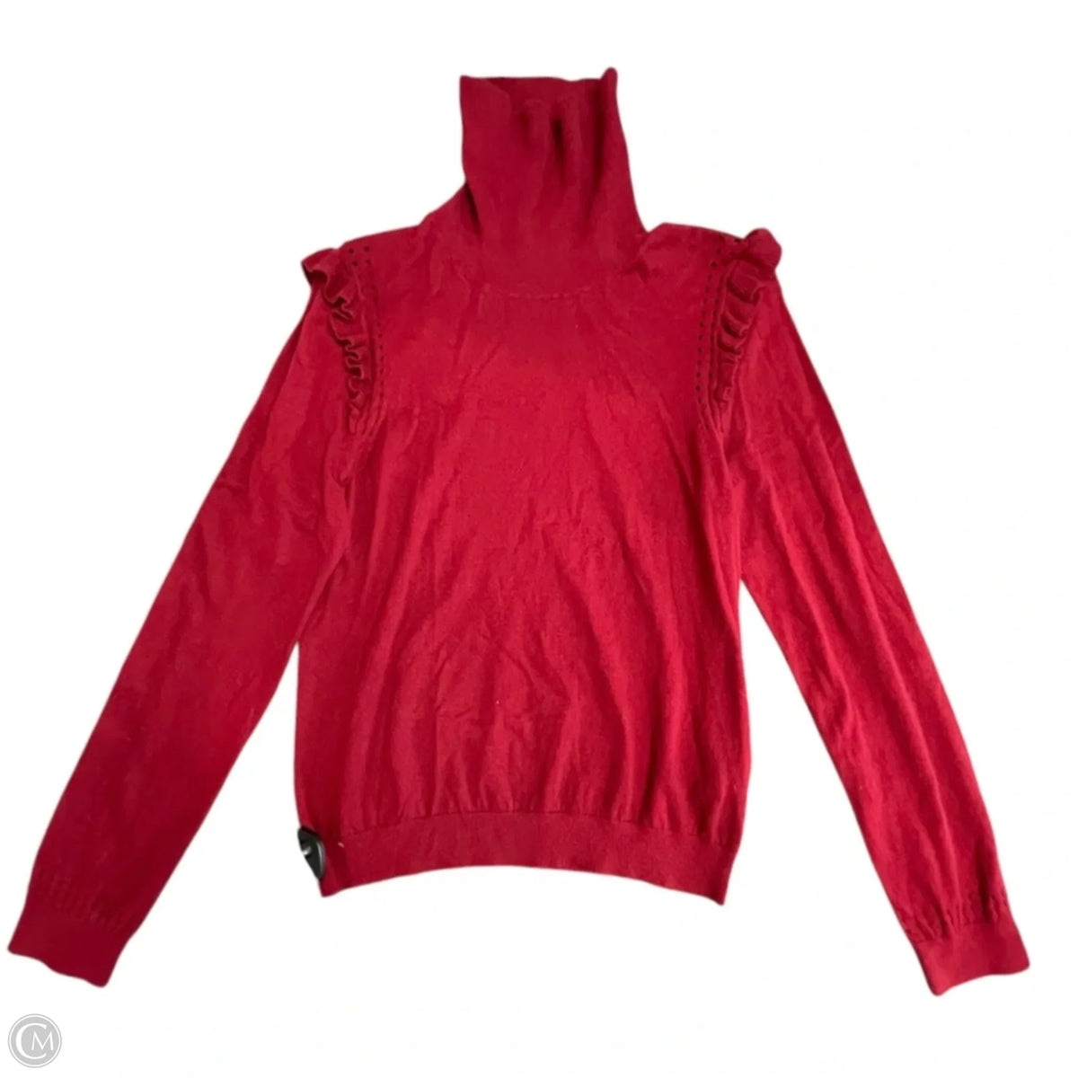 Sweater Designer By Kate Spade In Red, Size: L