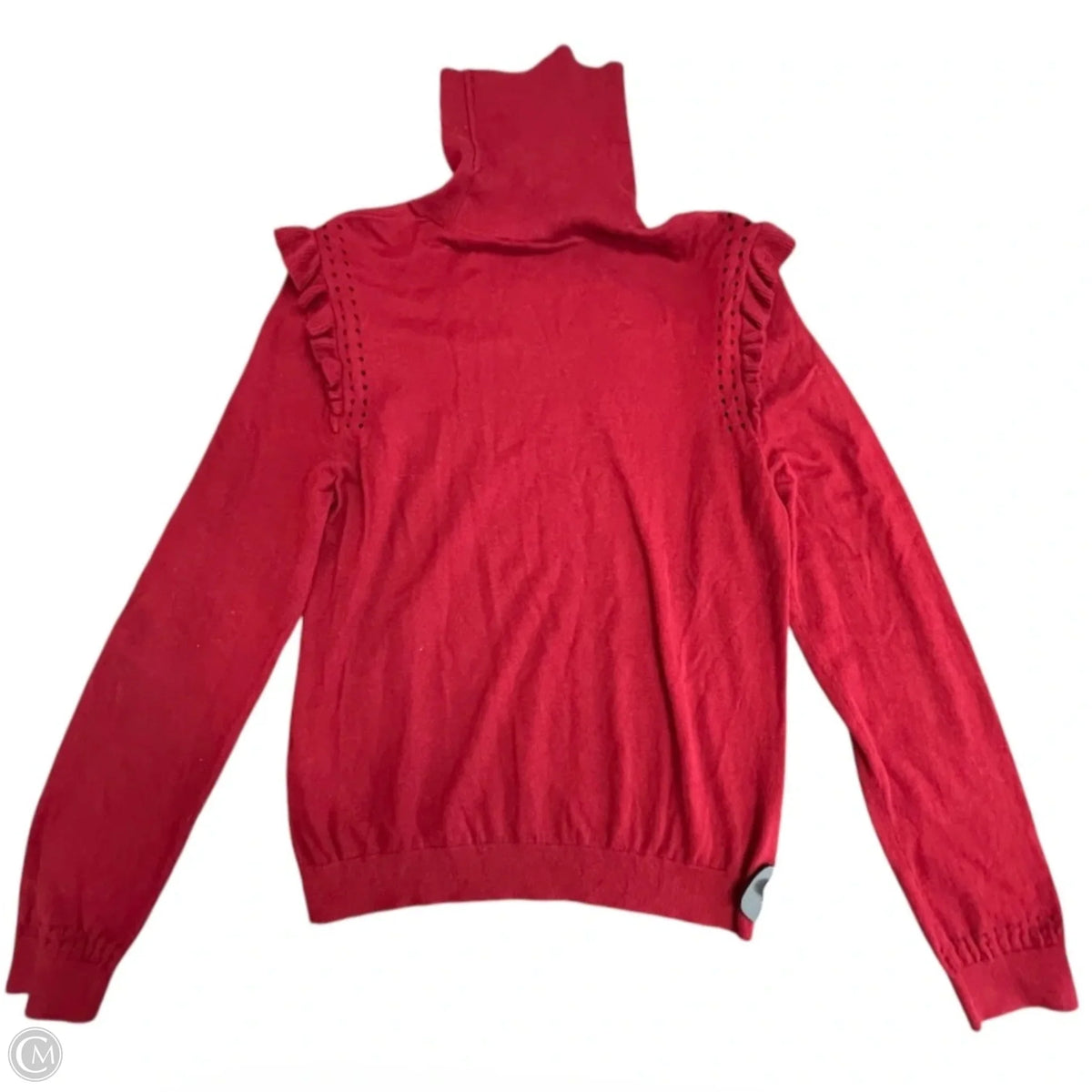 Sweater Designer By Kate Spade In Red, Size: L