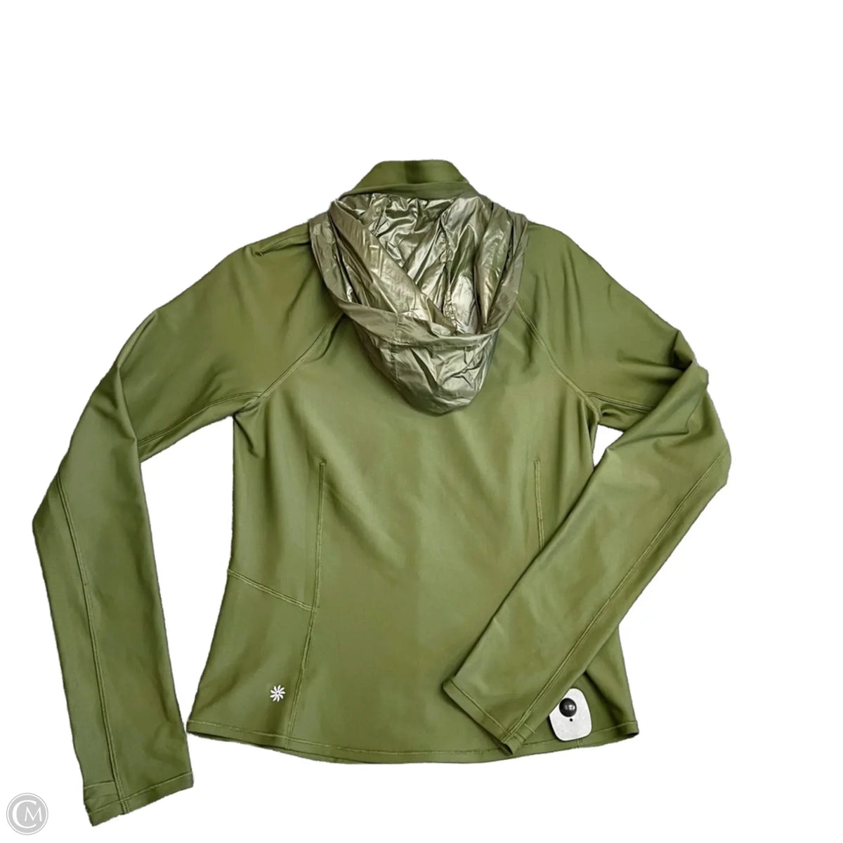 Athletic Jacket By Athleta In Green, Size: M