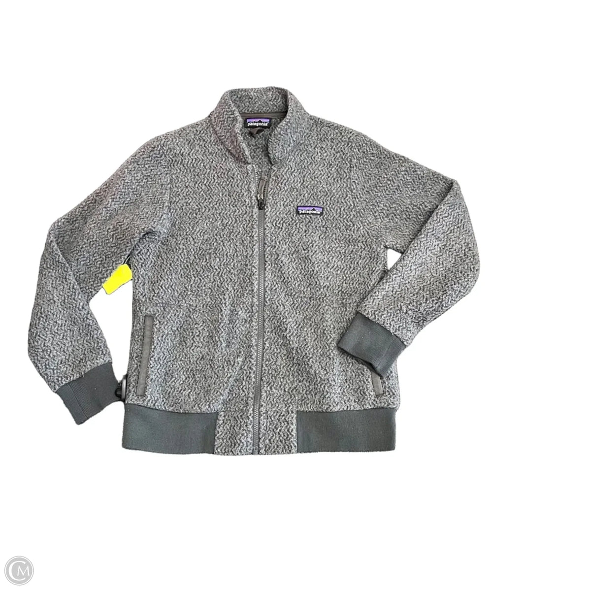 Jacket Fleece By Patagonia In Grey, Size: S