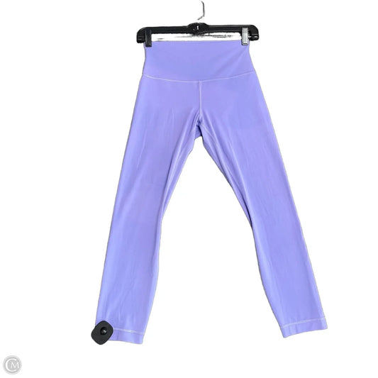 Athletic Leggings By Lululemon In Purple, Size: 6