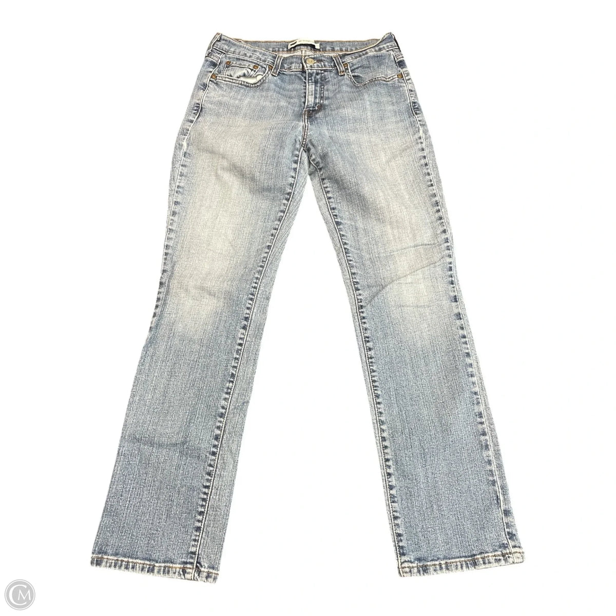 Jeans Straight By Levis In Blue, Size: 8