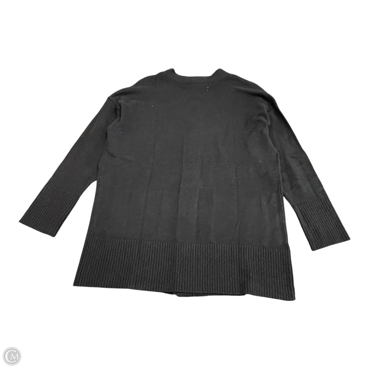 Sweater Cardigan By Loft In Black, Size: M