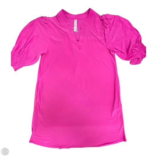 Dress Casual Short By Dear Scarlett In Pink, Size: M