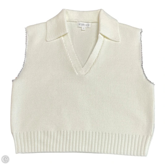 Vest Sweater By WHITEROOM + CACTUS In White, Size: S
