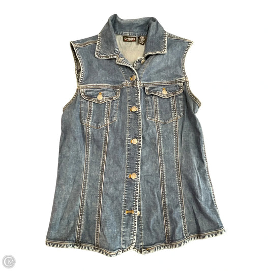 Vest Other By Chicos In Blue, Size: S