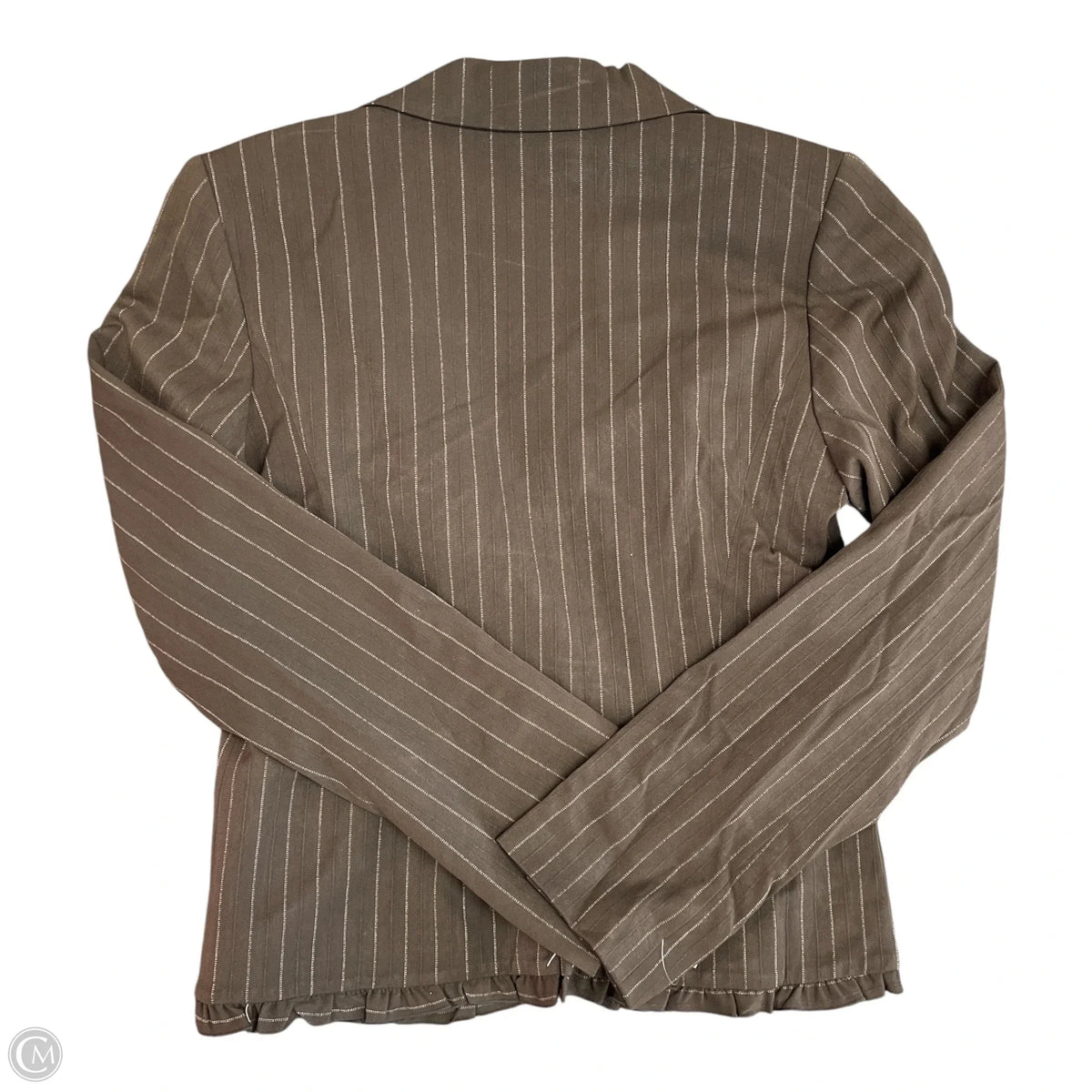 Blazer By Clothes Mentor In Brown, Size: L