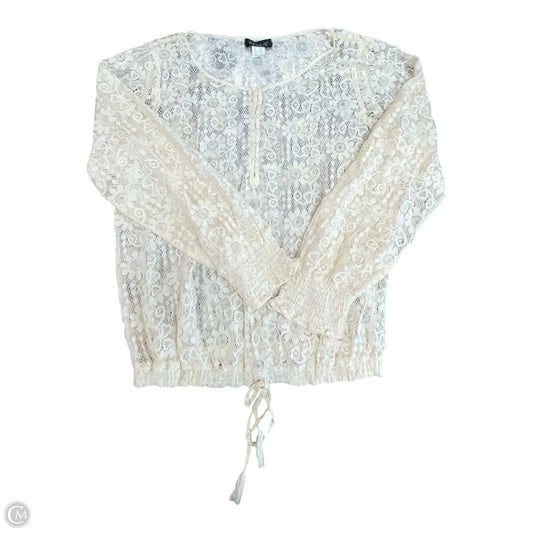 Top Long Sleeve By Venus In Beige, Size: Xl