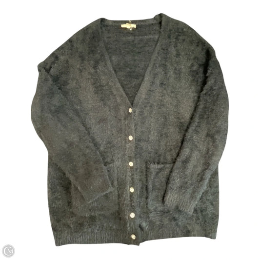 Sweater Cardigan By Entro In Black, Size: M