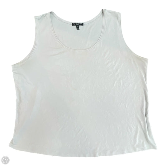 Top Sleeveless By Eileen Fisher In Grey, Size: 1x