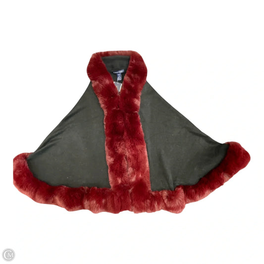 Shawl By Adrienne Vittadini In Maroon, Size: Osfm