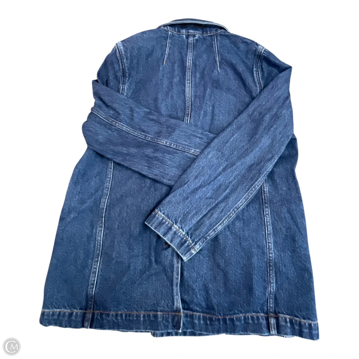 Jacket Denim By Madewell In Blue, Size: M
