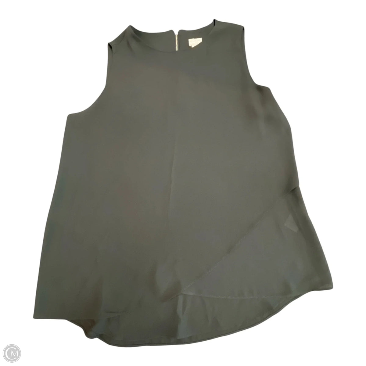 Top Sleeveless By Chicos In Black, Size: M