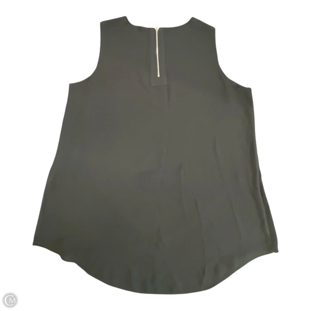 Top Sleeveless By Chicos In Black, Size: M