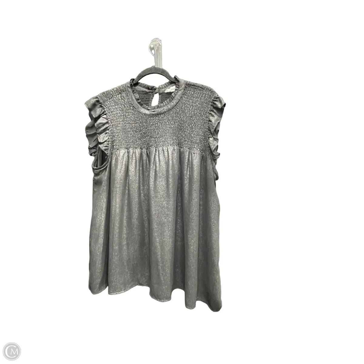Top Short Sleeve By Thml In Black, Size: L