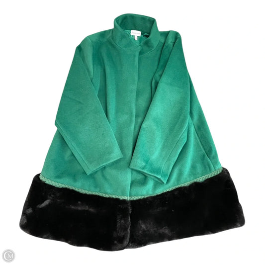 Coat Other By STACY LONDON In Black & Green, Size: Xl