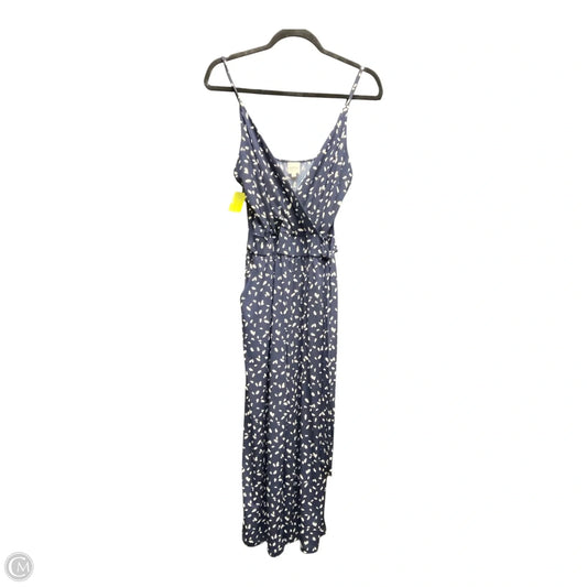Jumpsuit By Kaileigh In Blue & White, Size: S