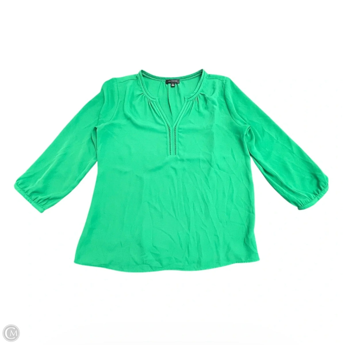 Top Long Sleeve By Limited In Green, Size: S