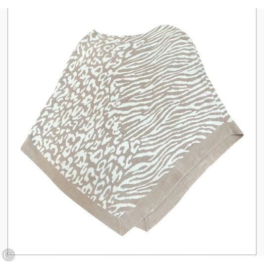 Poncho By Barefoot Dreams In Pink & White, Size: Osfm