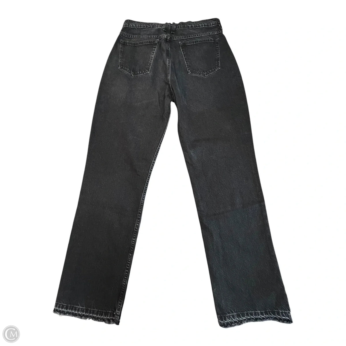 Jeans Straight By Frame In Black, Size: 8