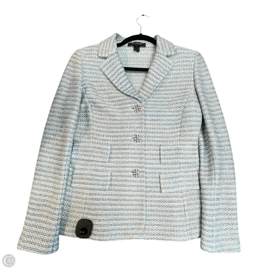 Blazer Designer By St. John In Blue, Size: 4