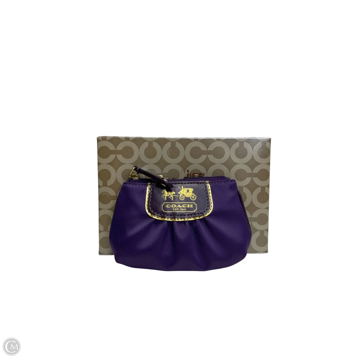 Coin Purse Designer By Coach, Size: Small