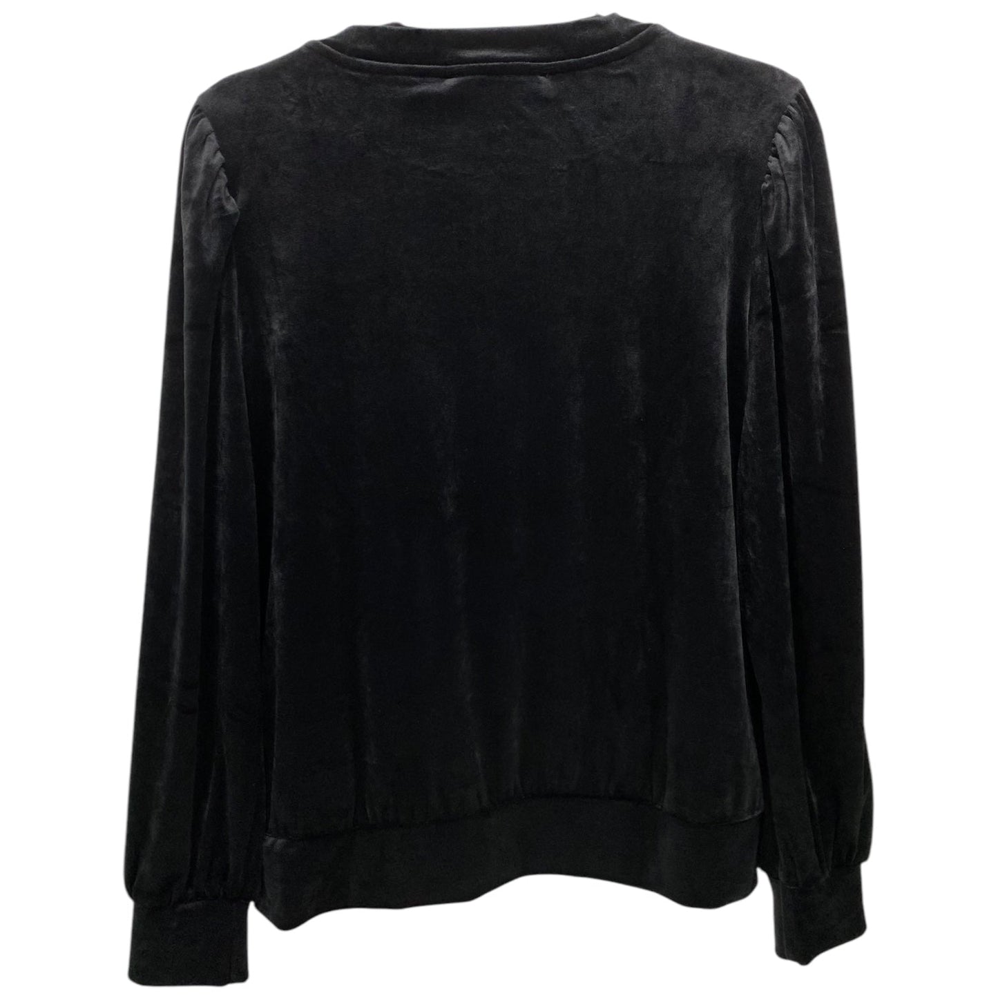 Top Long Sleeve By Loft In Black, Size: M