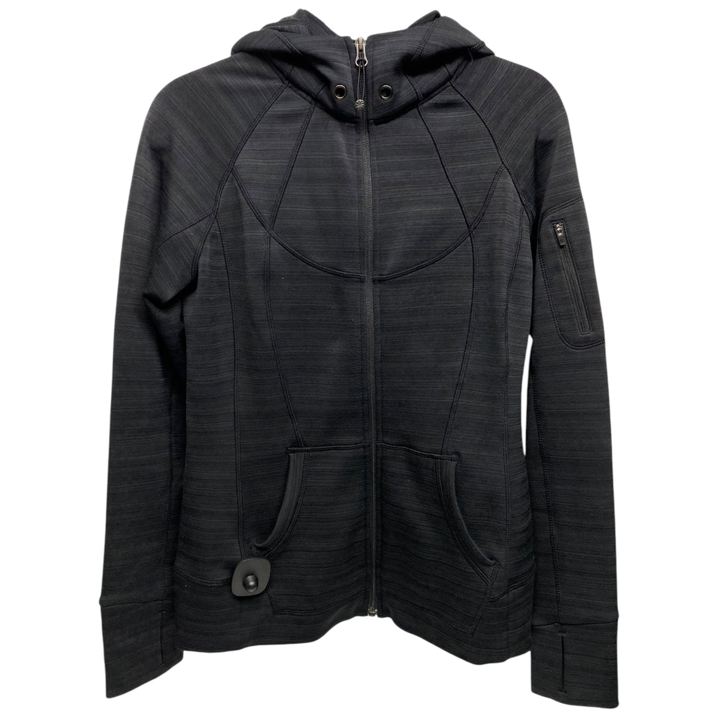 Athletic Jacket By Athleta In Black, Size: M