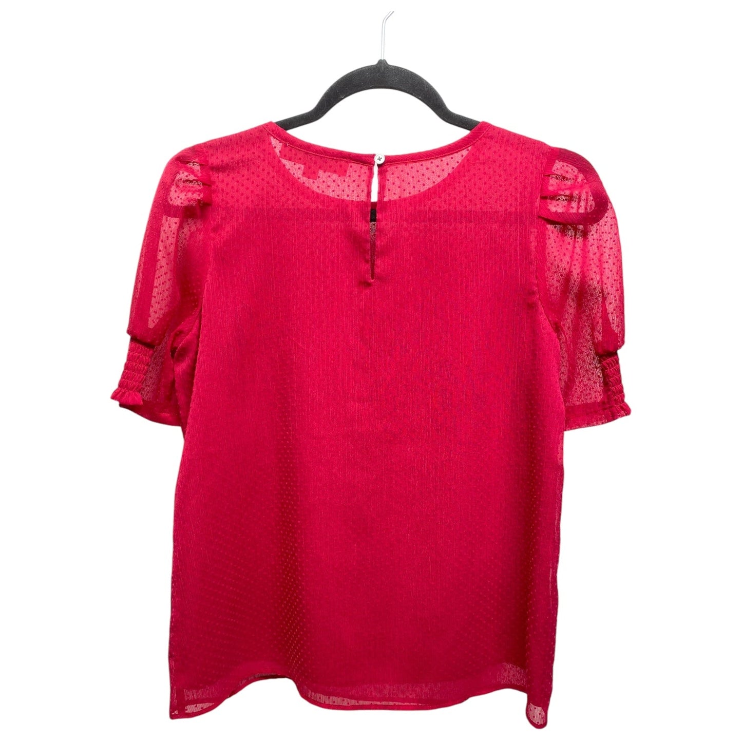 Top Short Sleeve By Loft In Red, Size: Xsp