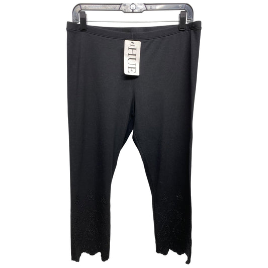 Pants Leggings By Hue In Black, Size: L