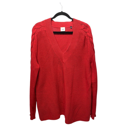 Sweater By Cabi In Red, Size: M