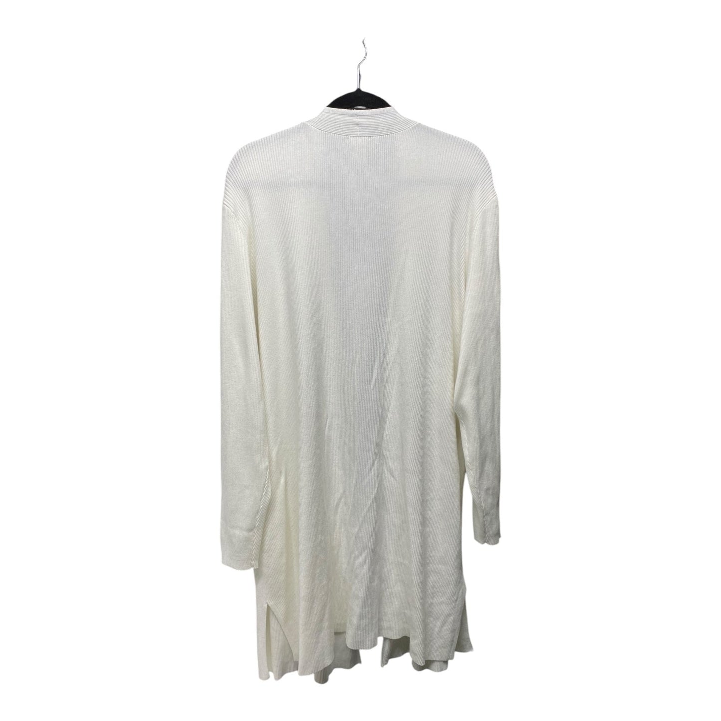 Sweater Cardigan By Chicos In White, Size: Xxl