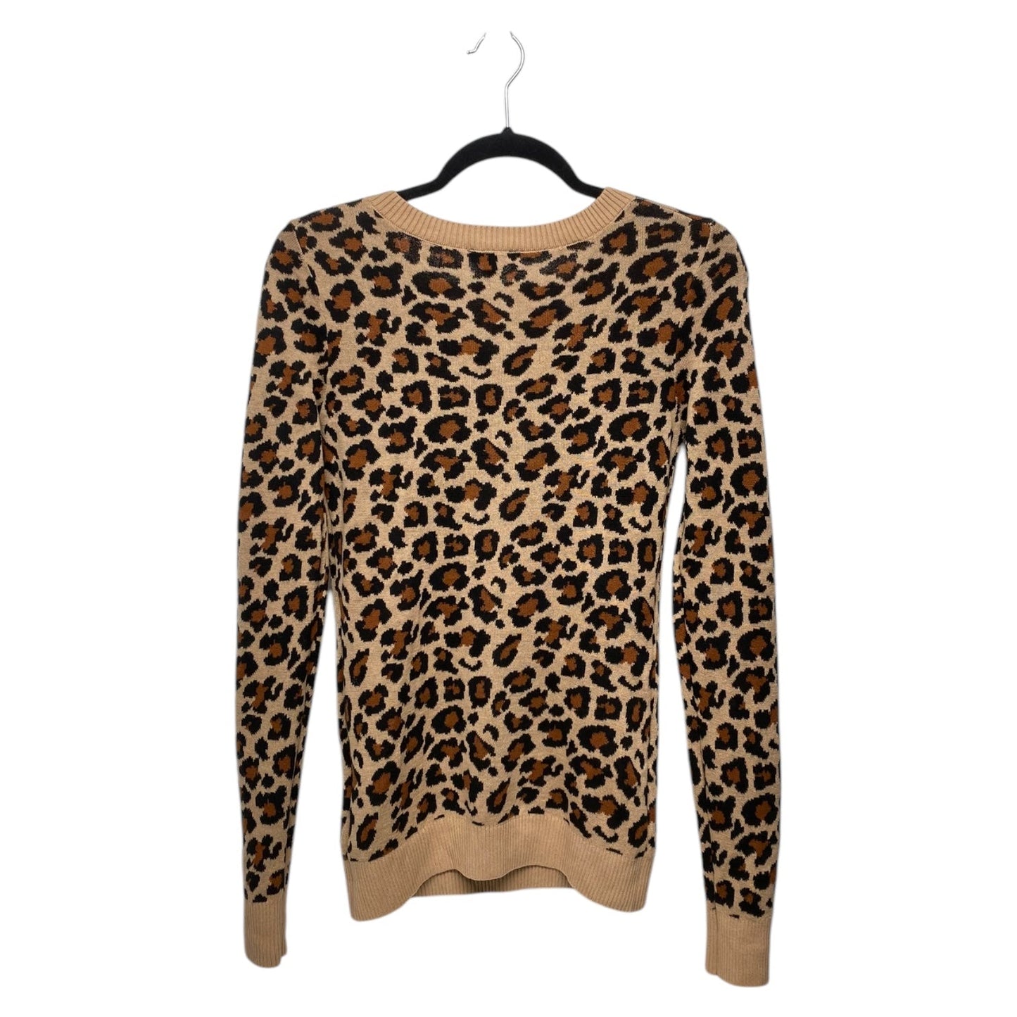 Sweater By Express In Animal Print, Size: Sp