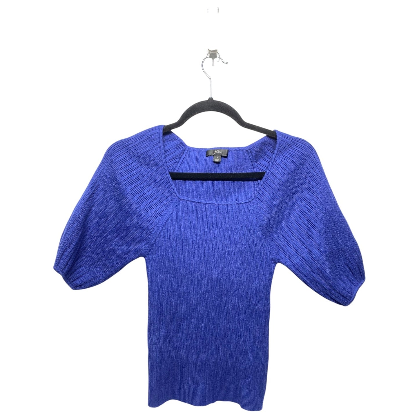 Top 3/4 Sleeve By J. Crew In Blue, Size: S