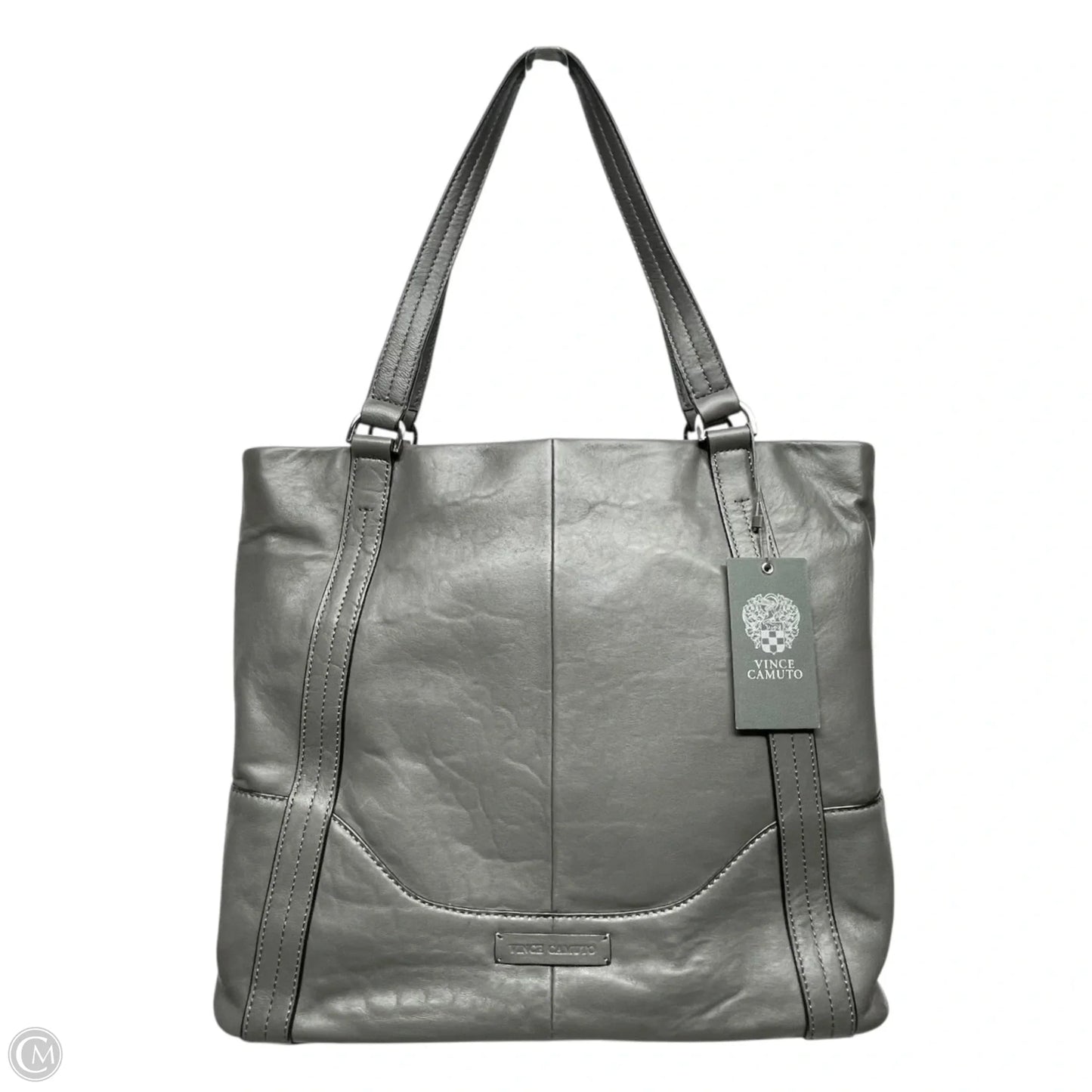 Handbag Leather By Vince Camuto, Size: Large