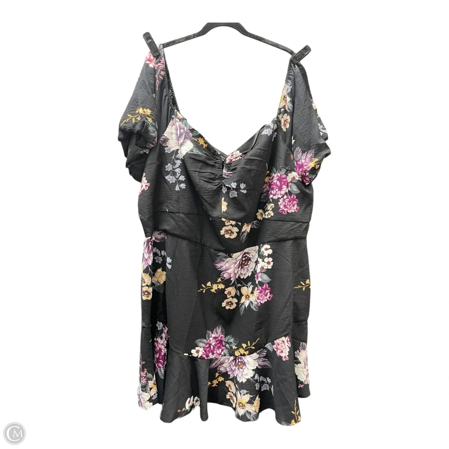 Dress Casual Short By City Chic In Floral Print, Size: Xxl