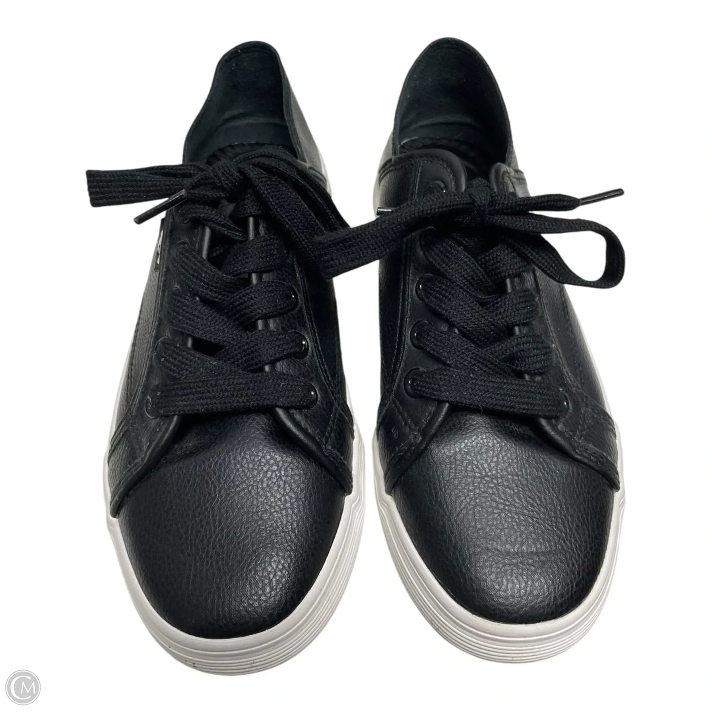 Shoes Sneakers By Clothes Mentor In Black & White, Size: 6.5