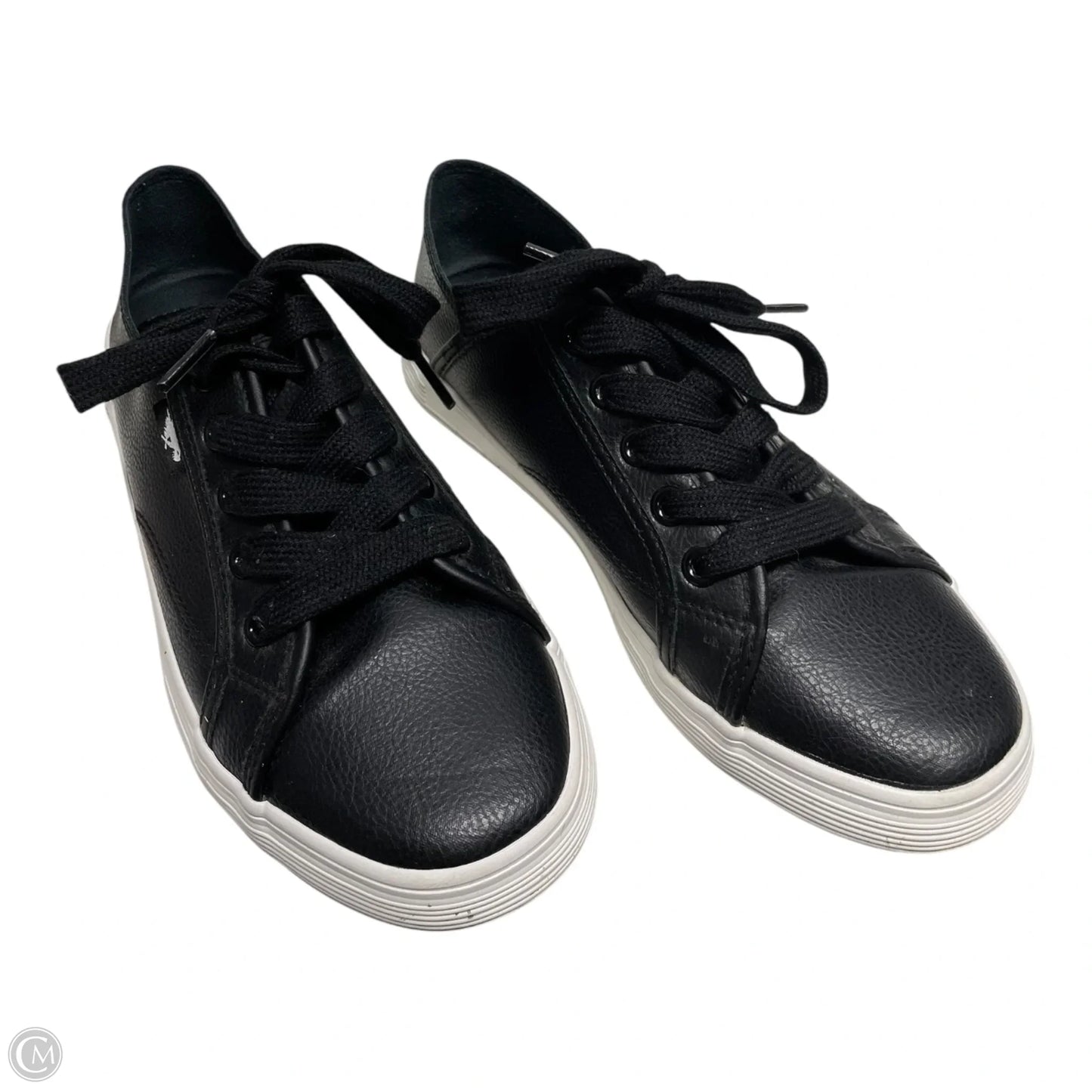 Shoes Sneakers By Clothes Mentor In Black & White, Size: 6.5