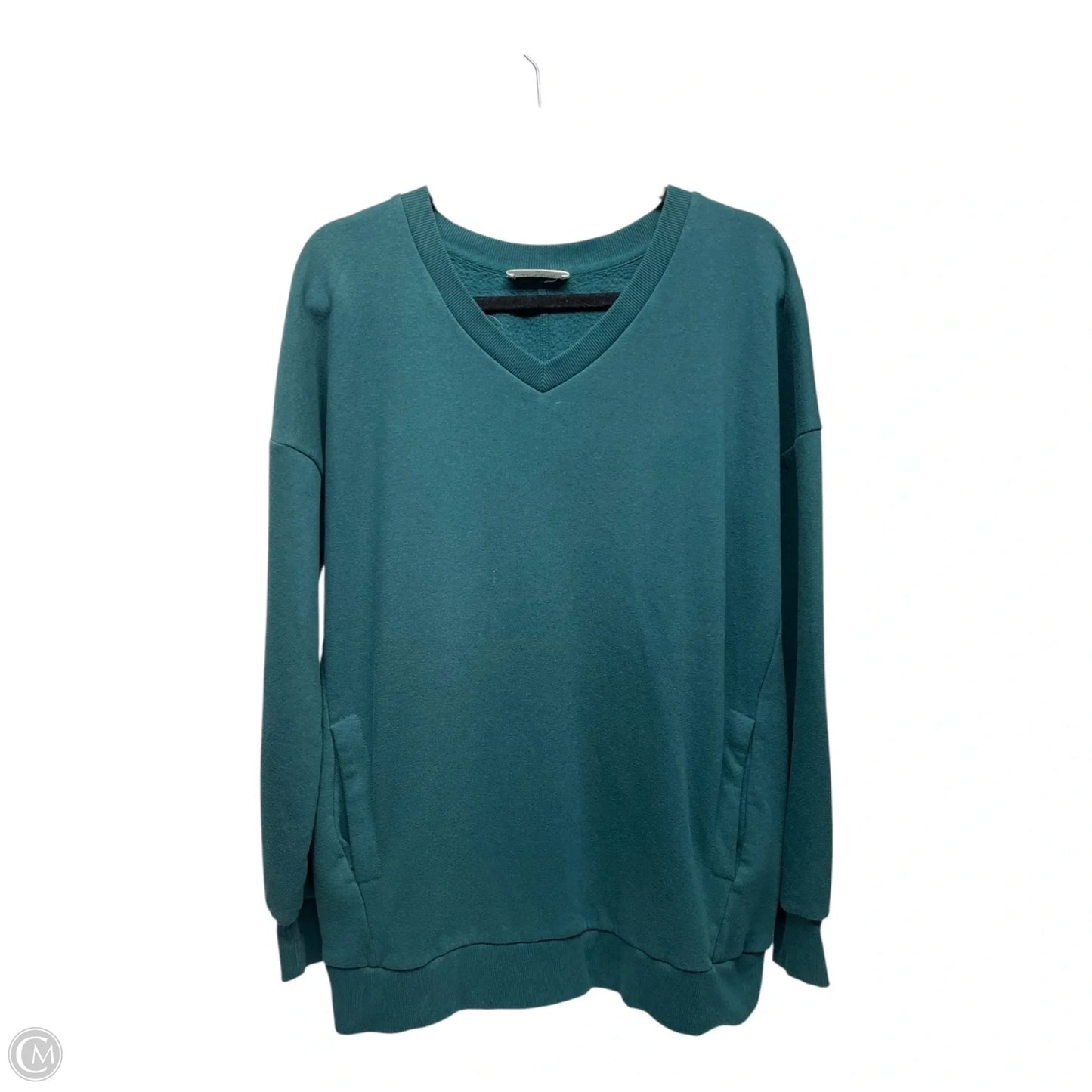 Sweater By Zenana Outfitters In Green, Size: M