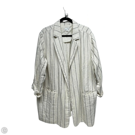 Blazer By J. Jill In Striped Pattern, Size: 2x