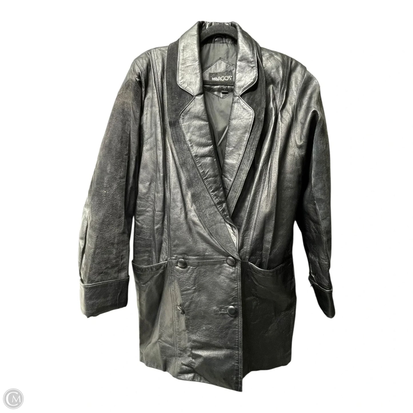 Jacket Leather By MARGO’S In Black, Size: S