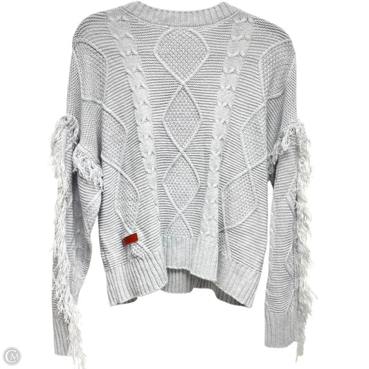 Sweater By Simply Southern In Grey, Size: S