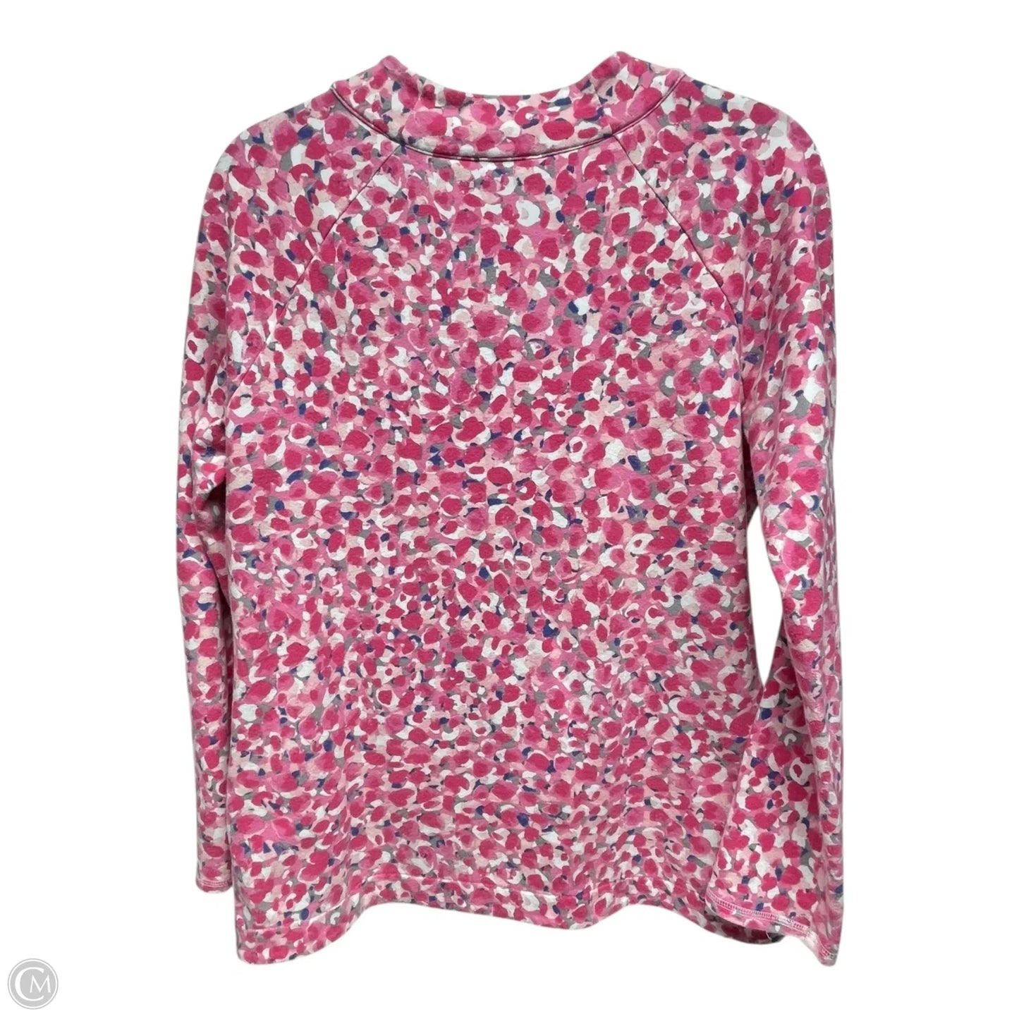 Sweatshirt Collar By Talbots In Pink, Size: M
