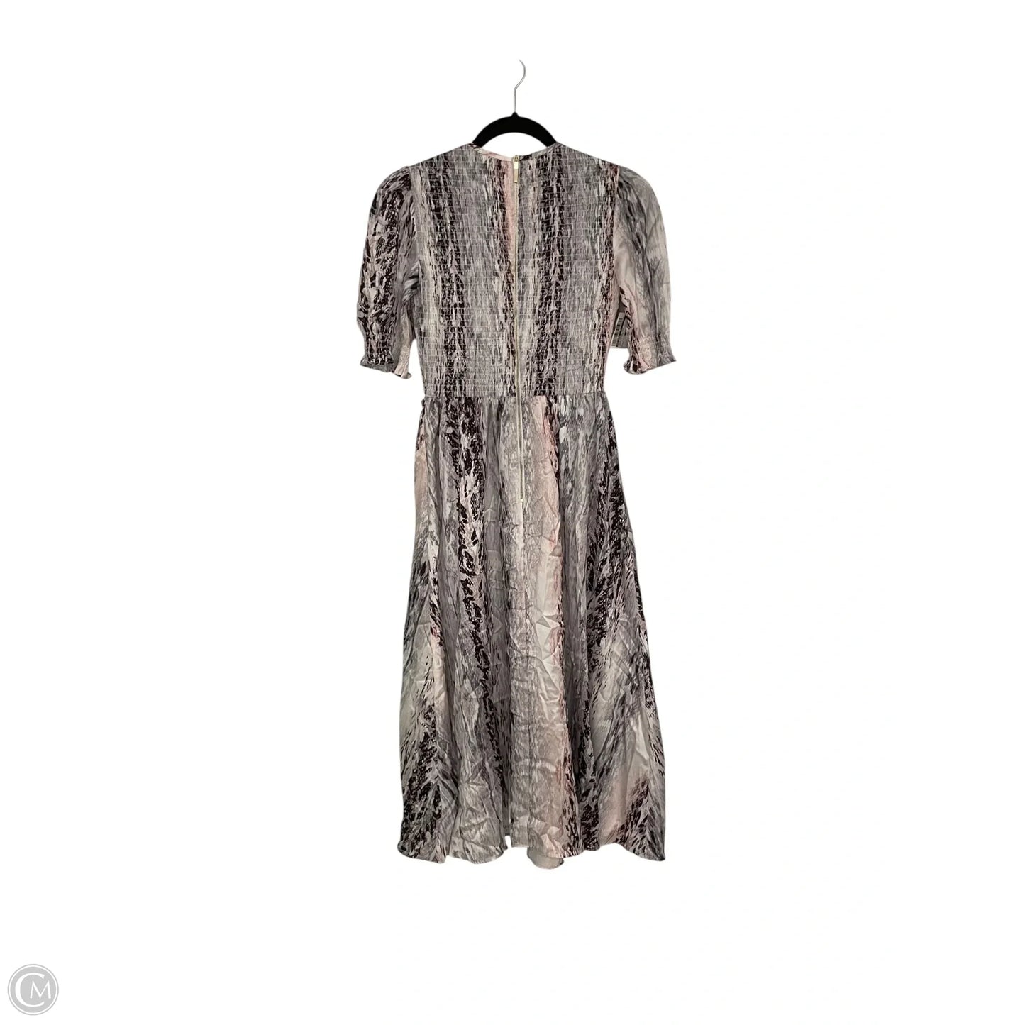Dress Casual Midi By Ted Baker In Snakeskin Print, Size: 0