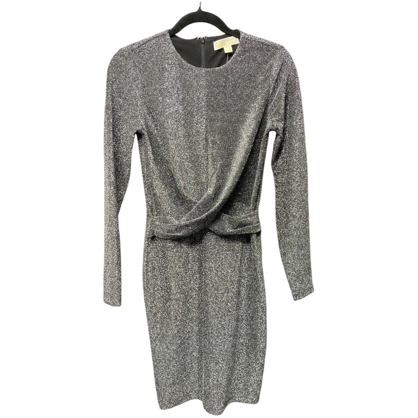 Dress Party Short By Michael By Michael Kors In Black & Silver, Size: Xs