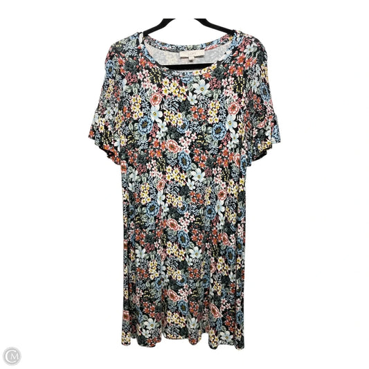 Dress Casual Short By Loft In Floral Print, Size: S
