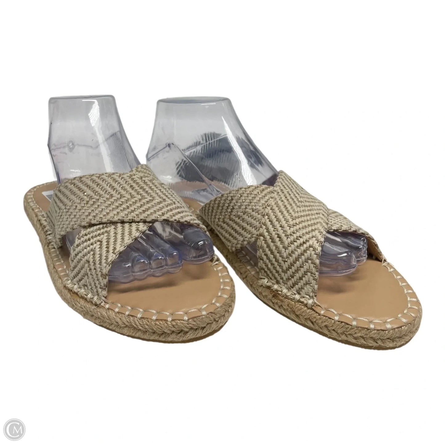 Sandals Flats By Just Fab In Tan, Size: 7